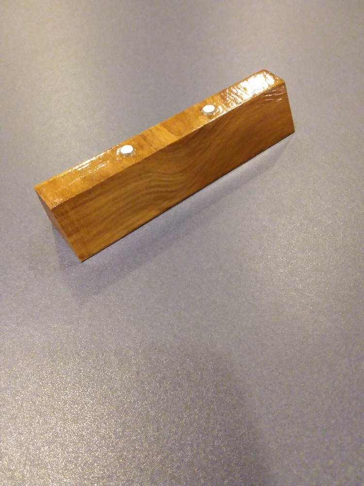 2-- BLACK WALNUT KNIFE DISPLAY STANDS