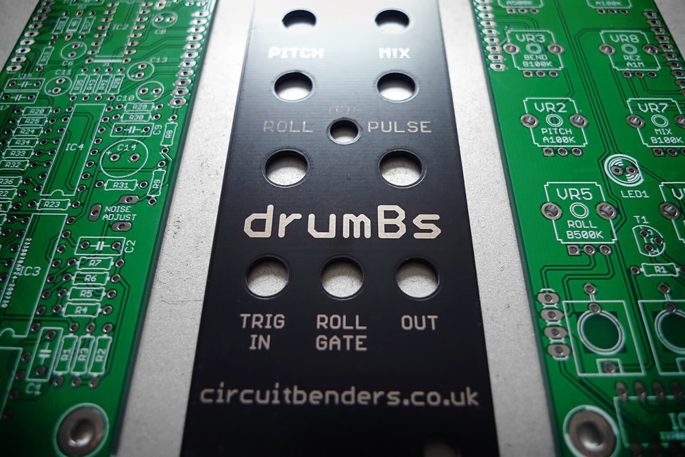 circuitbenders drumBs PCB set - eurorack analogue percussion module synth DIY