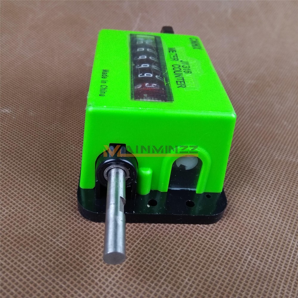 One JY316 6-Digit Mechanical Yard Counter Length Counter Rolling Wheel Decoder
