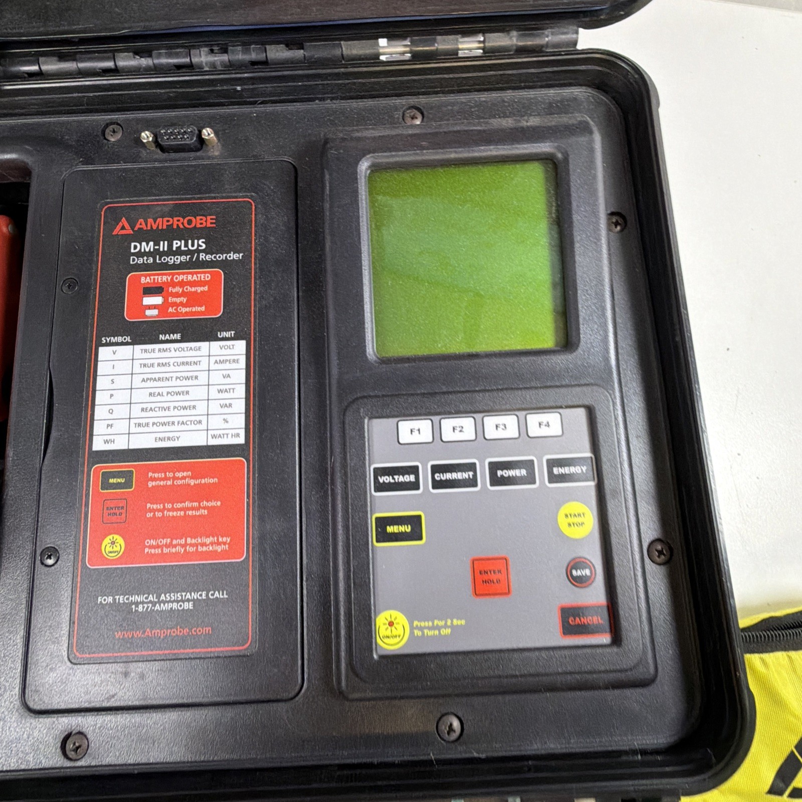 New Amprobe DM-II Plus Data Logger / Recorder Power Supply Probes