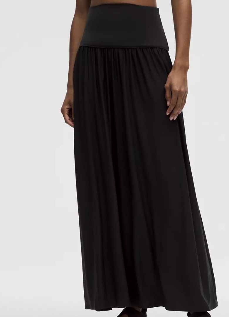 Lululemon 2-in-1 Maxi Dress Size S Color Black