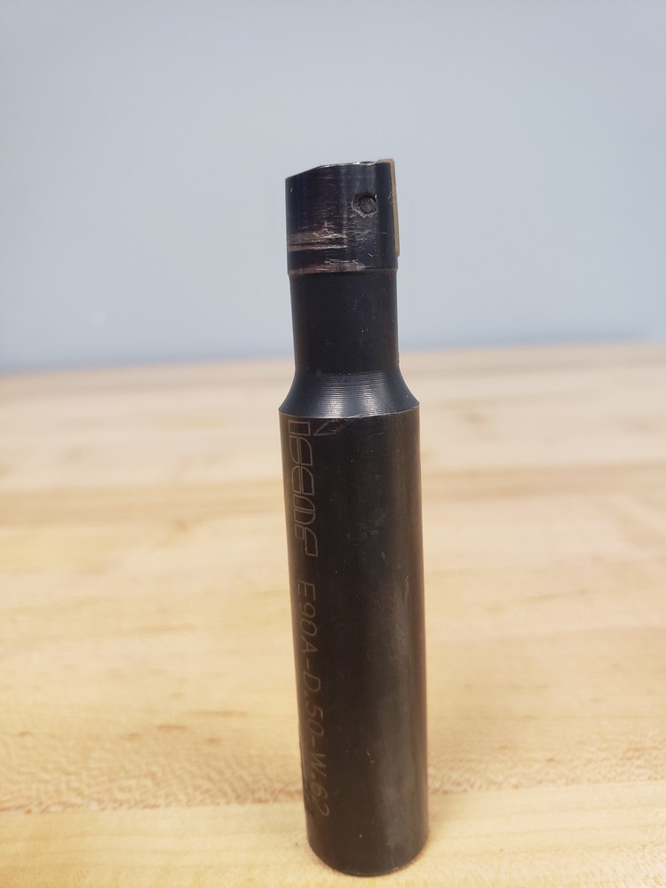Iscar Indexable End Mill E90A-D.50-W.62 Single Insert 1/2" Diameter, 5/8” Shank