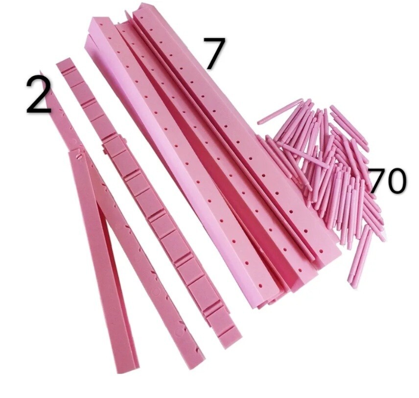 PeavyTailor 70 Spools Thread Holder Thread Rack Thread Organizer White