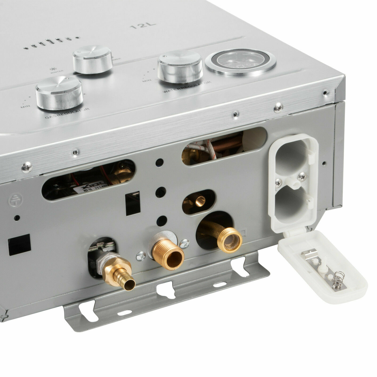 18L 5GPM Natural Gas Hot Water Heater Tankless Instant Water Boiler with Shower