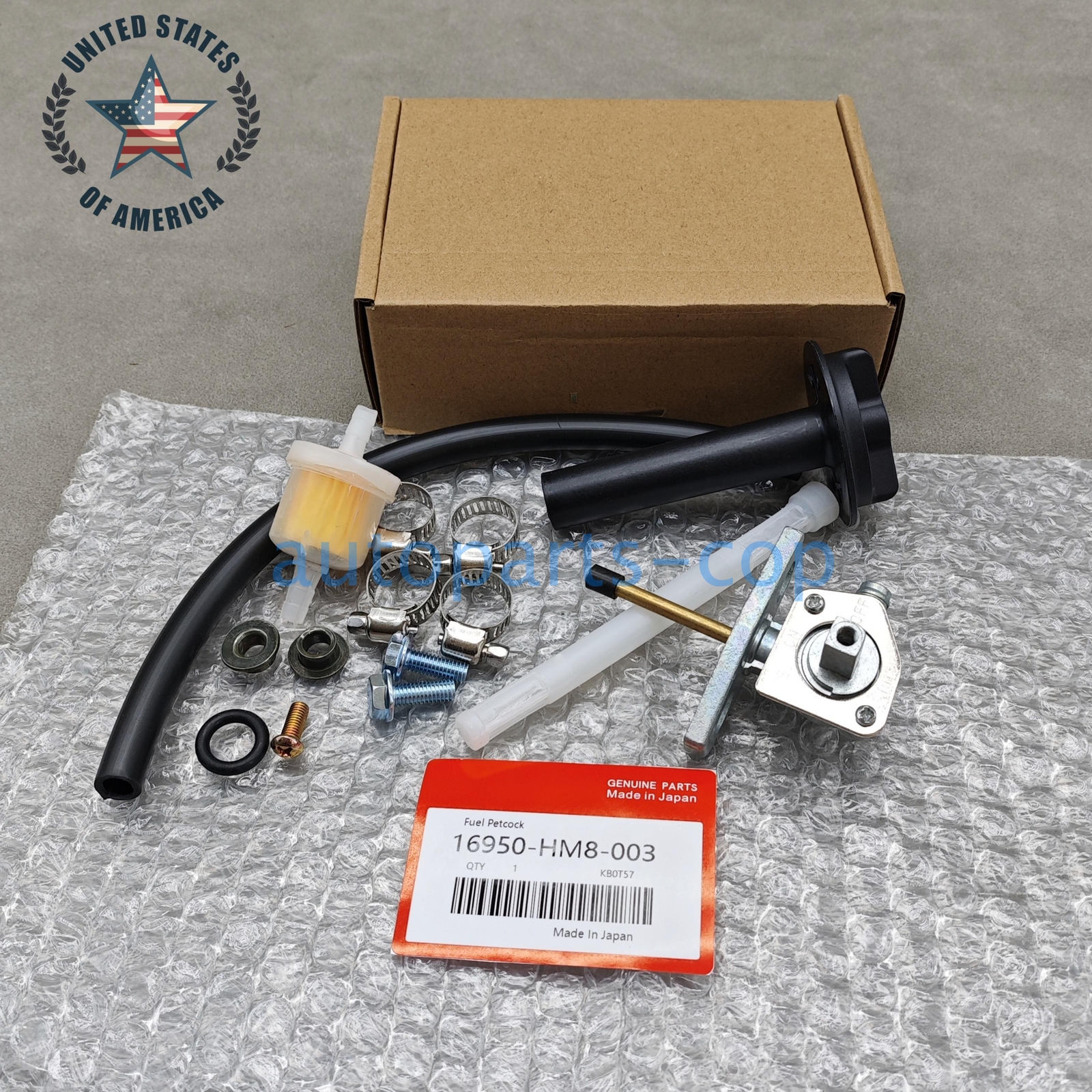 OEM Fuel Valve Petcock Shut Off Tank Switch Kit Fits For Honda Rancher 350 US