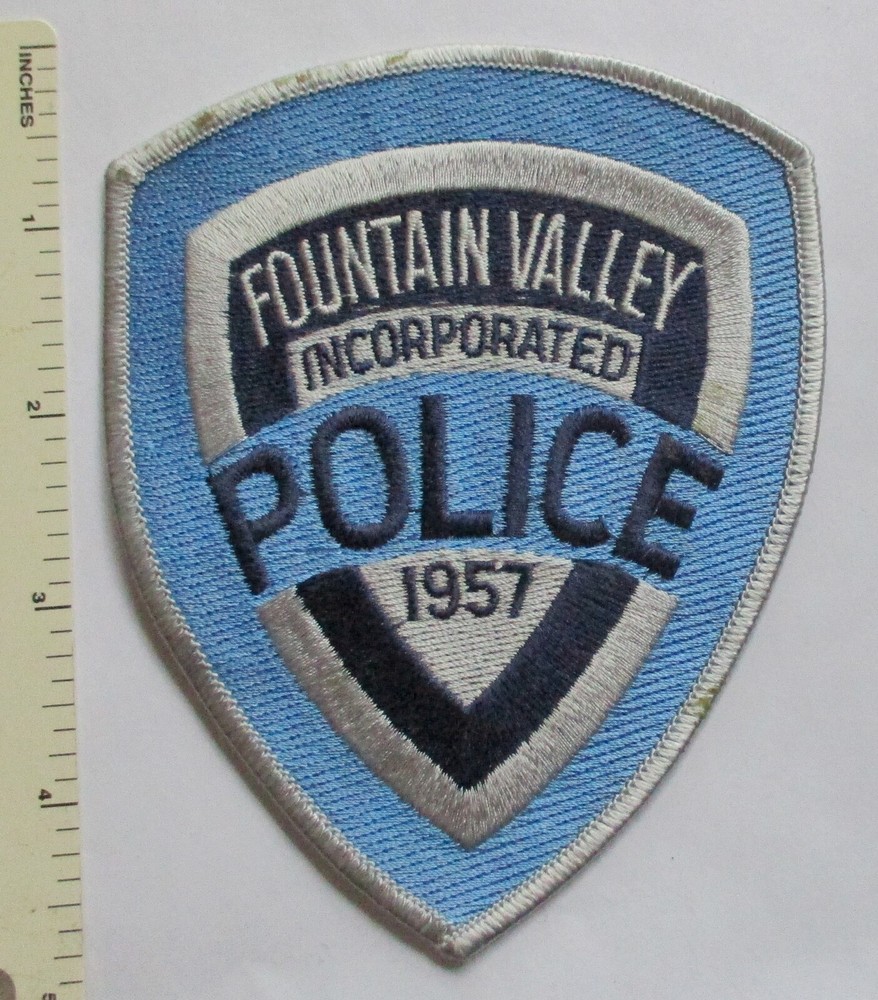 FOUNTAIN VALLEY CALIFORNIA Incorporated 1957 PATCH Original