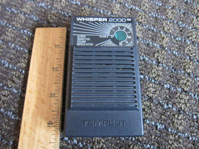 TEMPEST Whisper 2000 Super Sensitive Sound Modulator Amplifier Tested