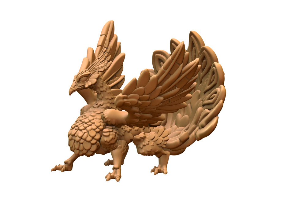 Capsule Chibi - Peacock Dragon