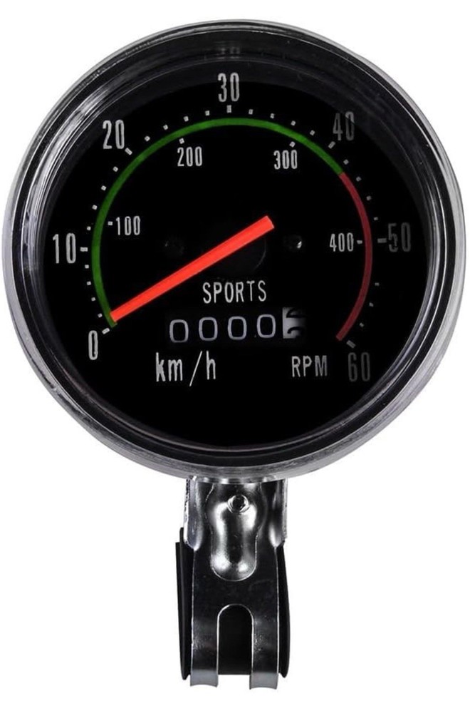 Vintage Old Style Bicycle, Speedometer Universal ￼