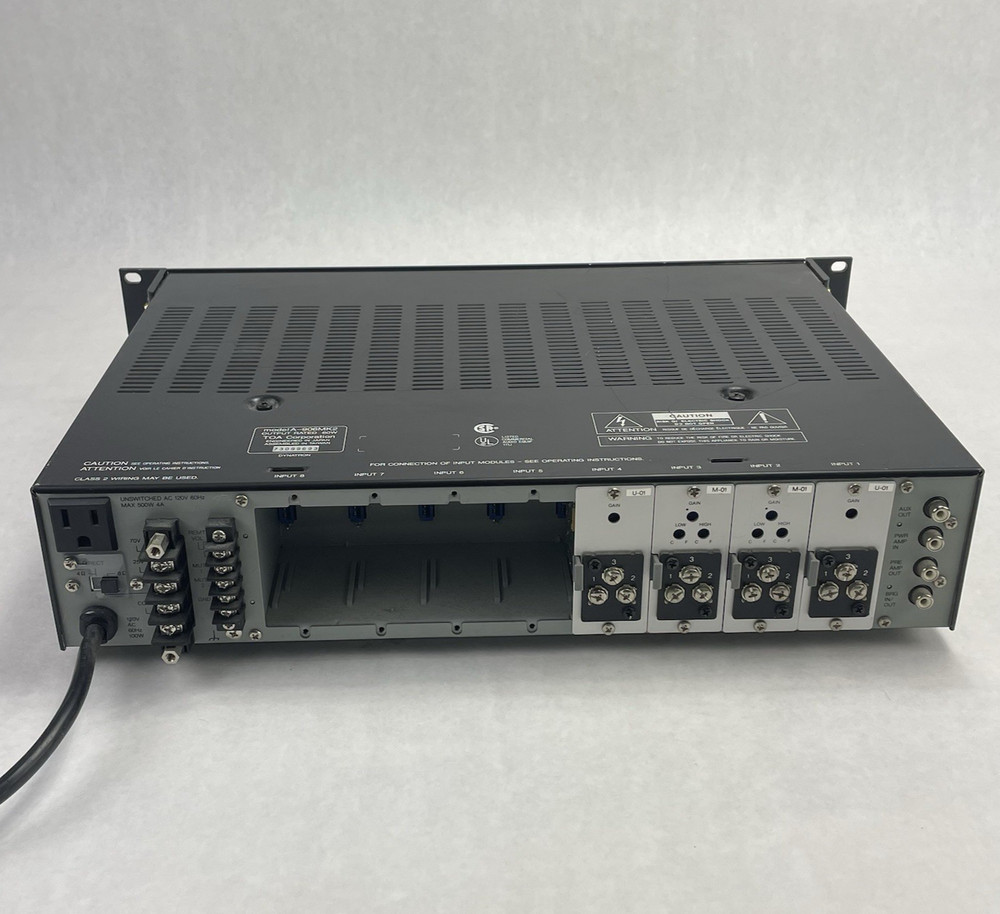 TOA A-906MK2 Mixer/Preamplifier Power Tested