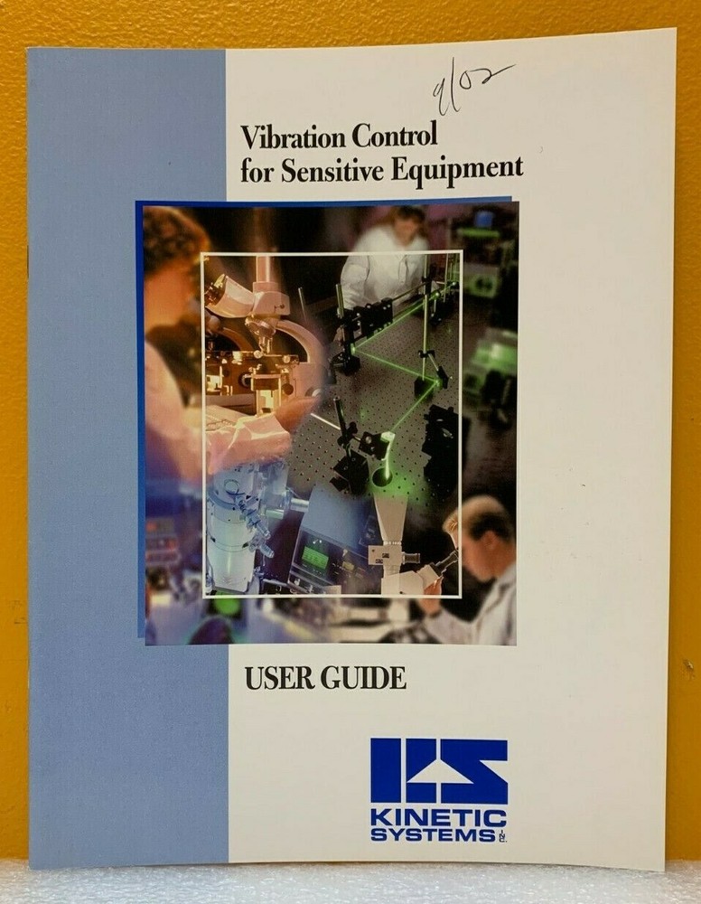 Kinetic Systems Inc. 2001 User Guide (Catalog).