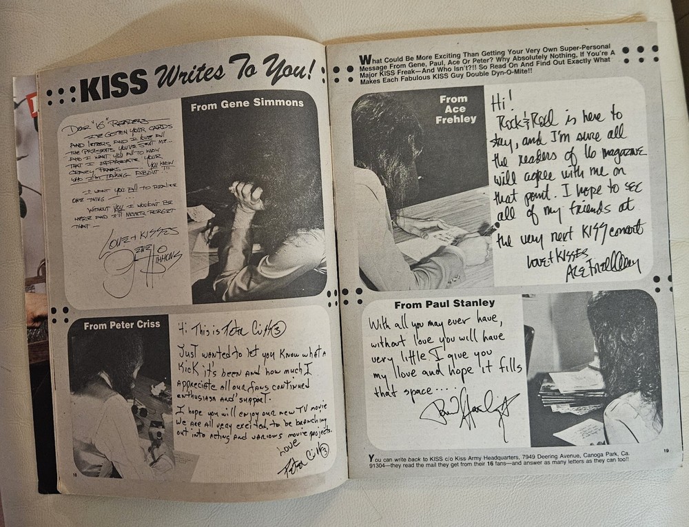 16 Magazine 1978 KISS/ROLLERS
