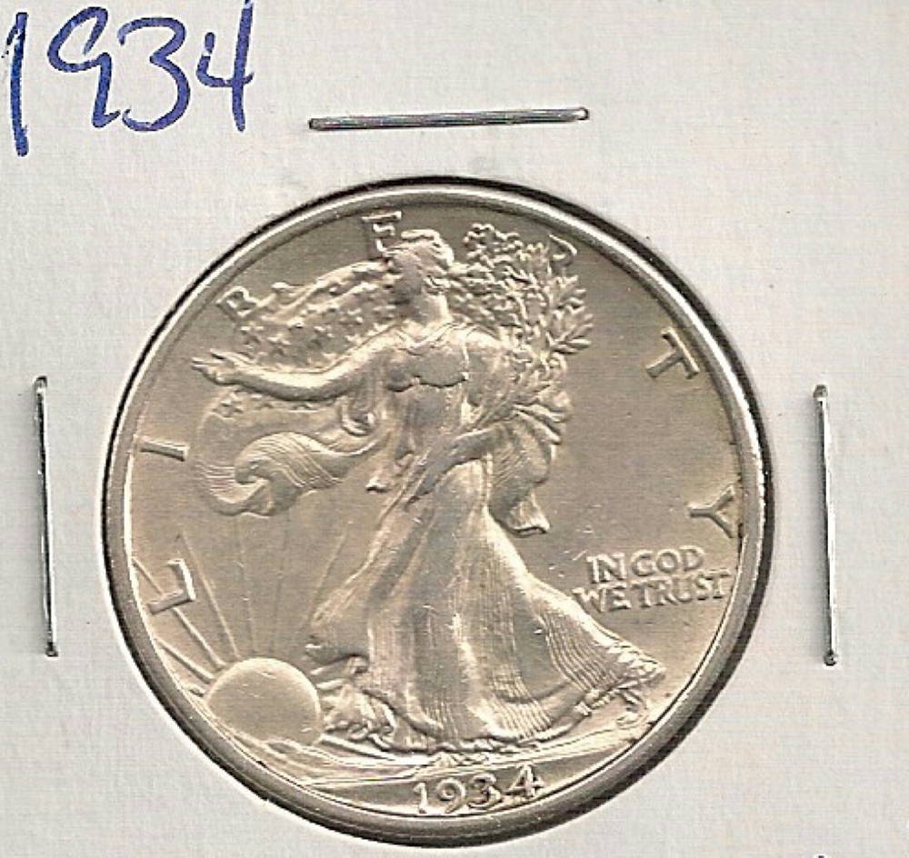 1934 Walking Half : AU +