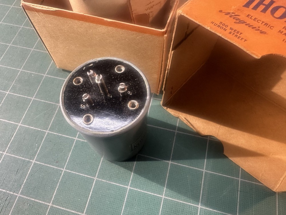 NOS Thordarson T-20C73 Speech Filter w/ original operating data sheet