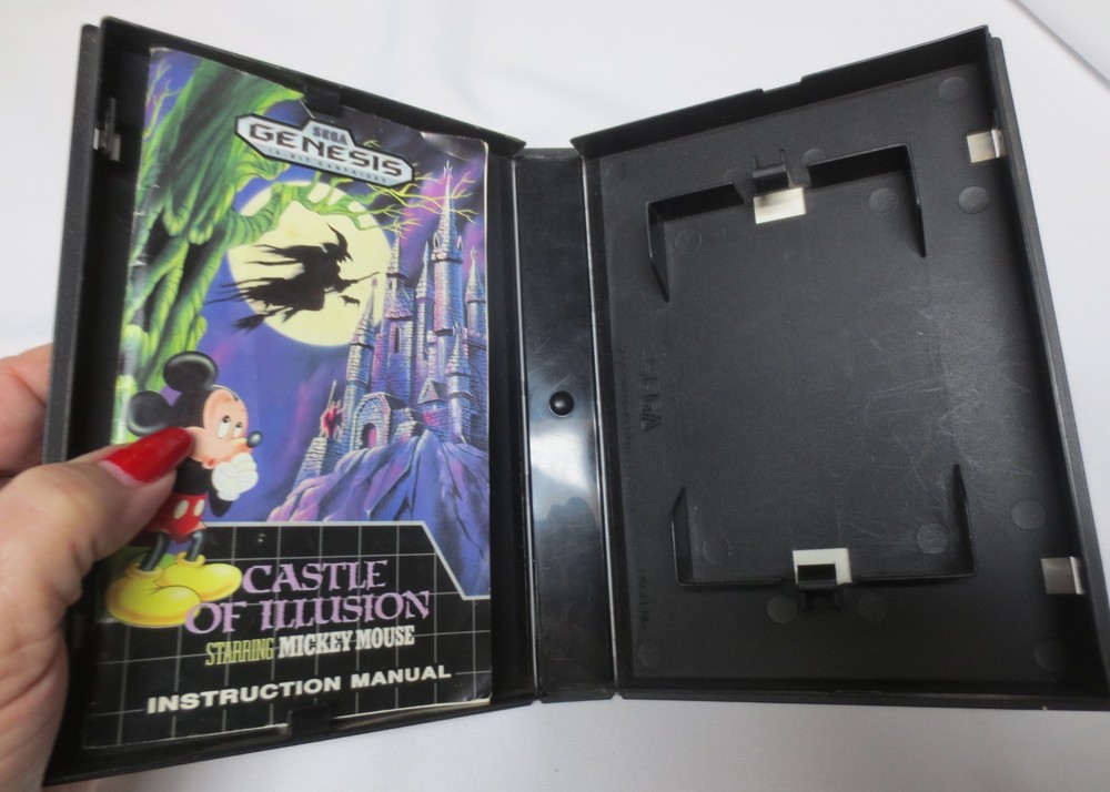 Original Authentic Replacement Case & Manual Only Sega Genesis Game - U pick
