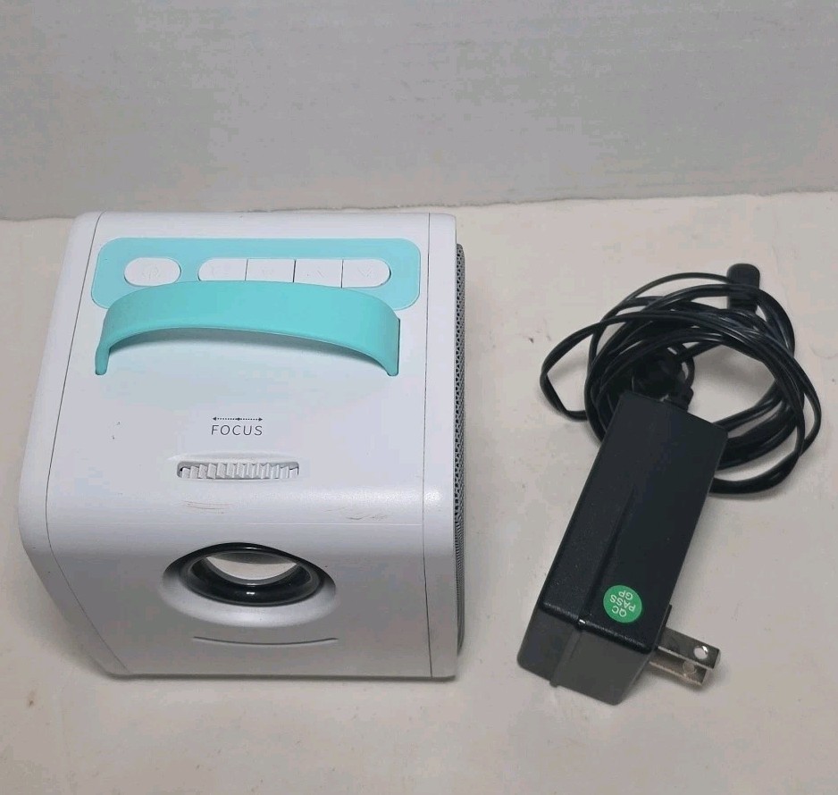 Meyoung Mini Projector Cube With Speakers, HDMI / USB Inputs