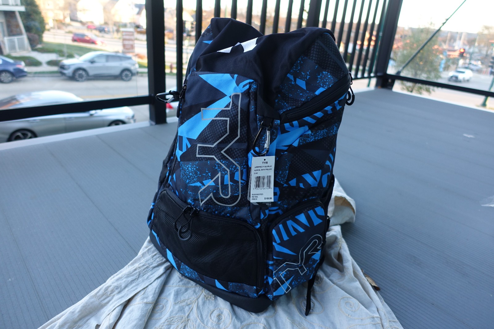 New TYR Alliance 45L Oversized Backpack Gym & Pool Bag - Swimming -Triathlon