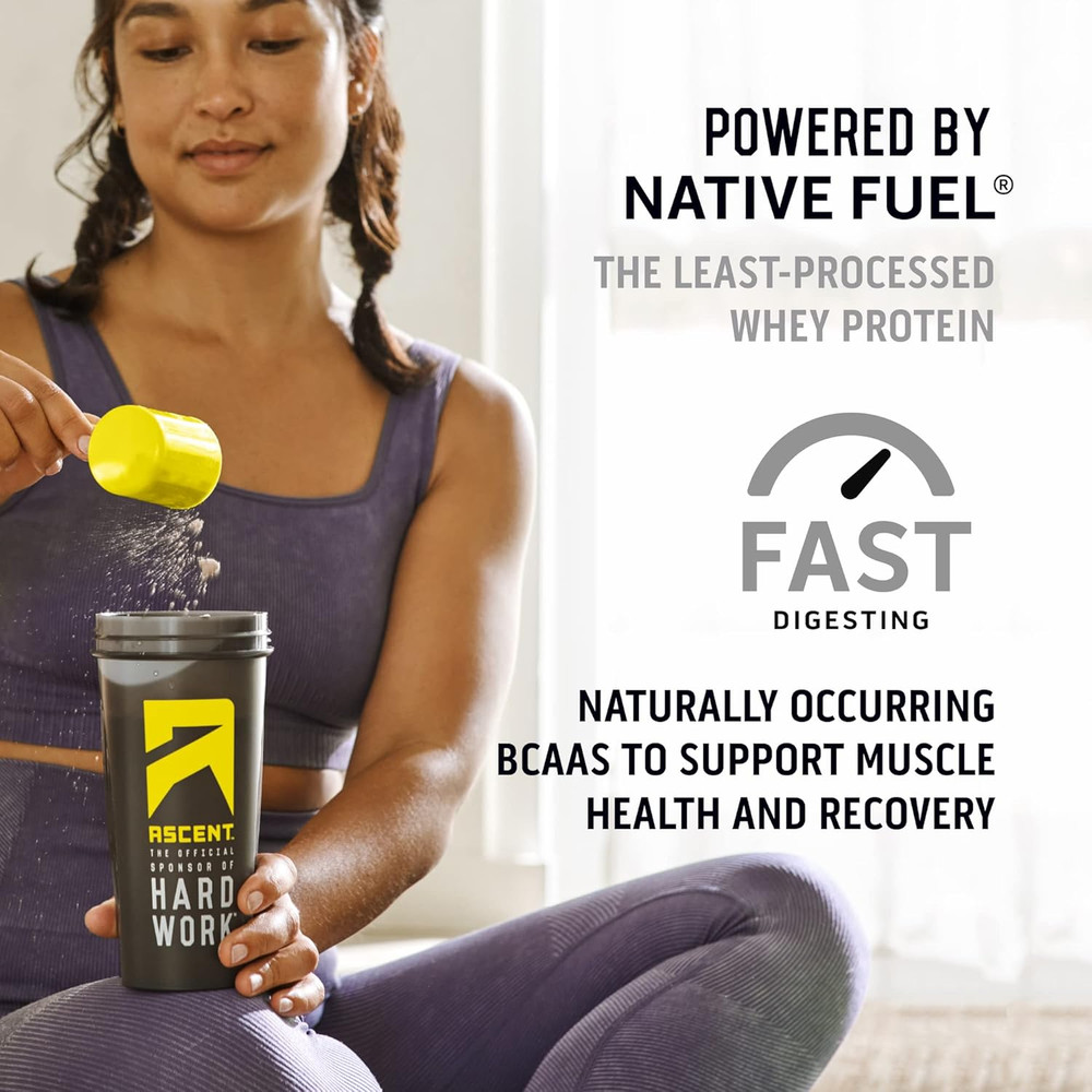 100% Whey Protein Powder - Post Workout Whey Protein Isolate, Zero Artificial Fl