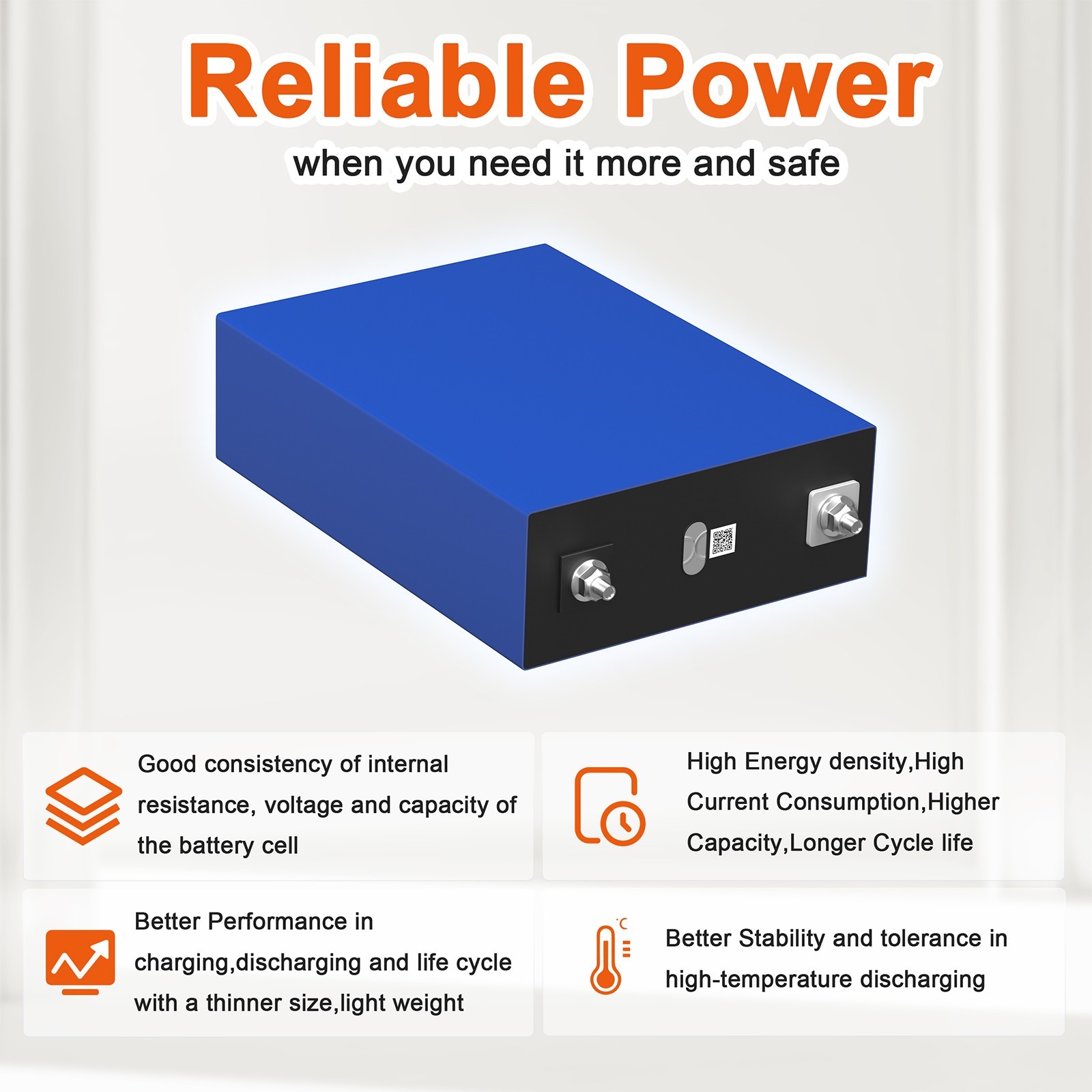 12.8V 100Ah Group 31 Group 24 Group 22NF Size Bluetooth LiFePO4 Lithium Battery