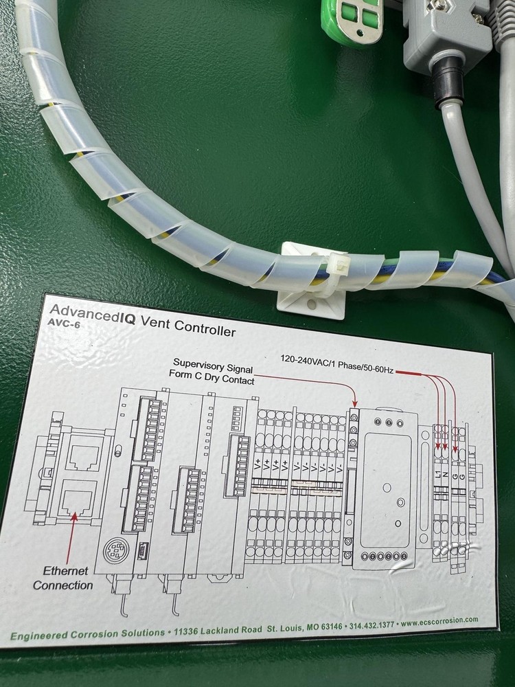 AdvancedIQ AVC-6 Vent Controller Nitrogen Fire Sprinkler System NIB