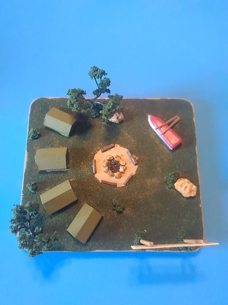 ho scale camp runamok diorama