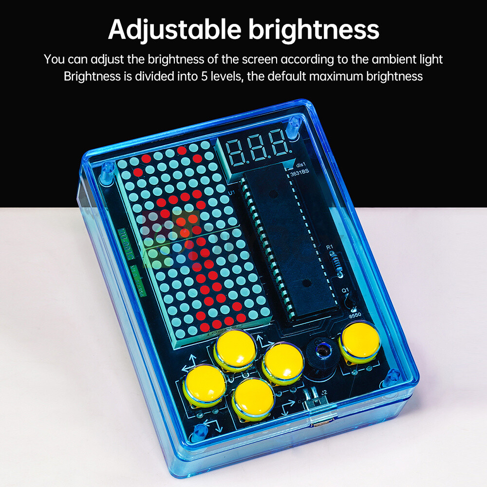 Children Game DIY Electronic Soldering Kit 51 Microcontroller Soldering Practice