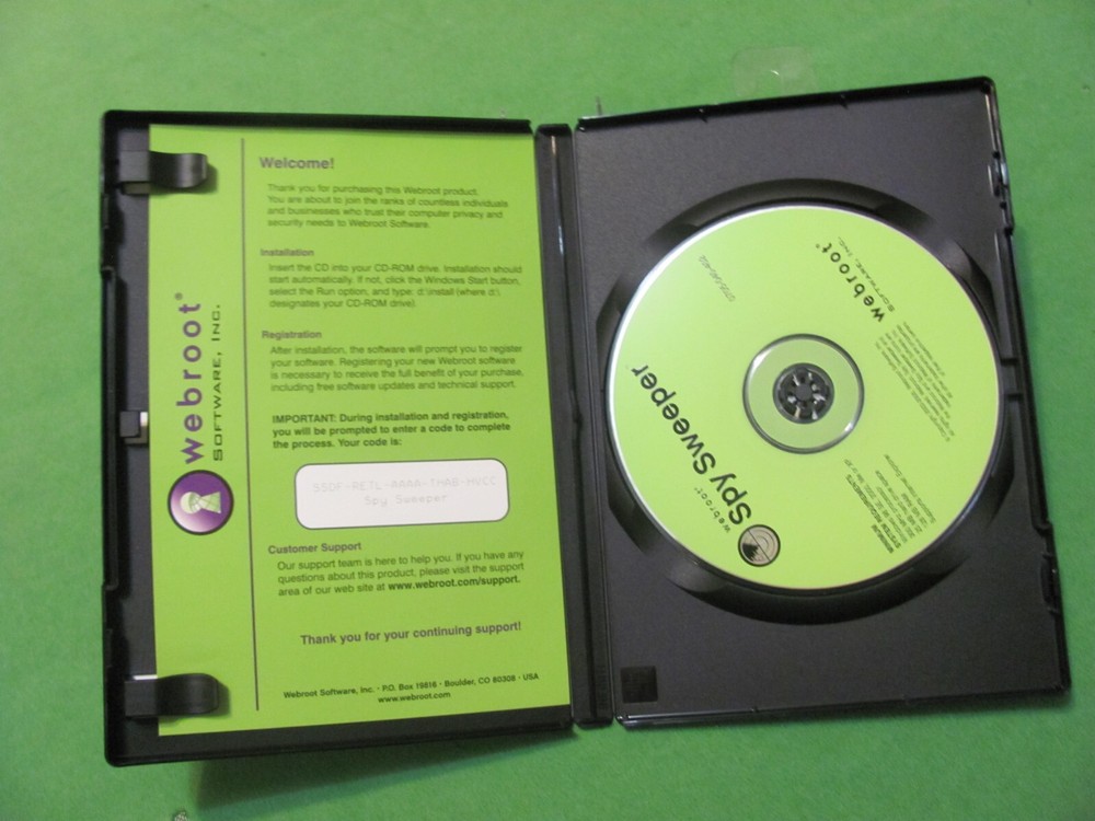 Webroot Spy Sweeper 2003 - 2005 Anti-Spyware Software.