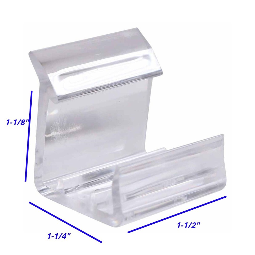 Sliding Mirrored Closet Door Catch - 4 Pack