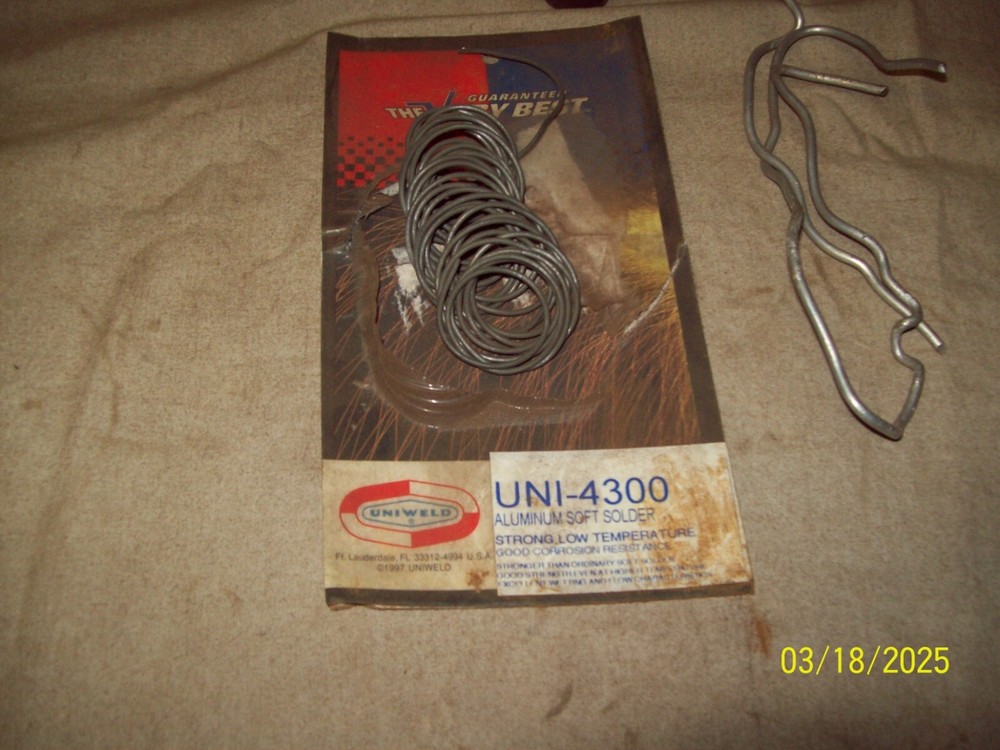 Uniweld aluminum soft solder