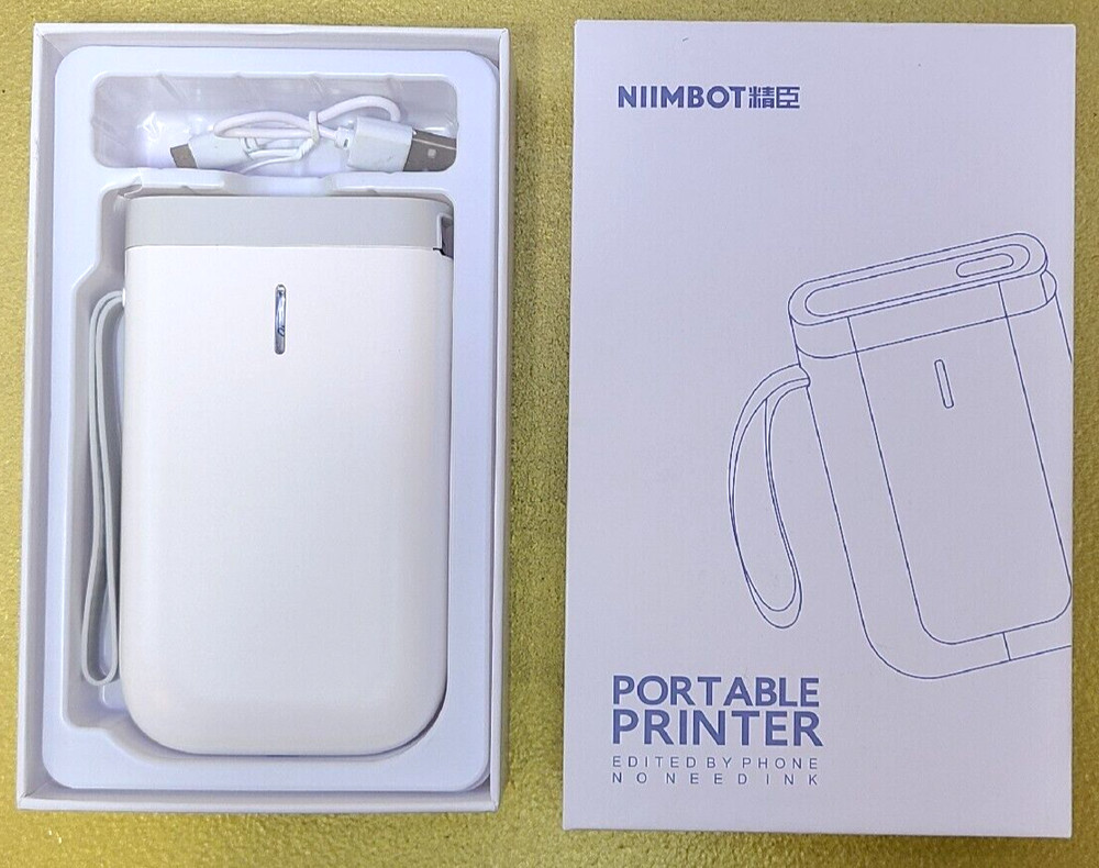 Label Maker Niimbot D11 2021 Wireless Bluetooth Sticker Label Printer with Roll