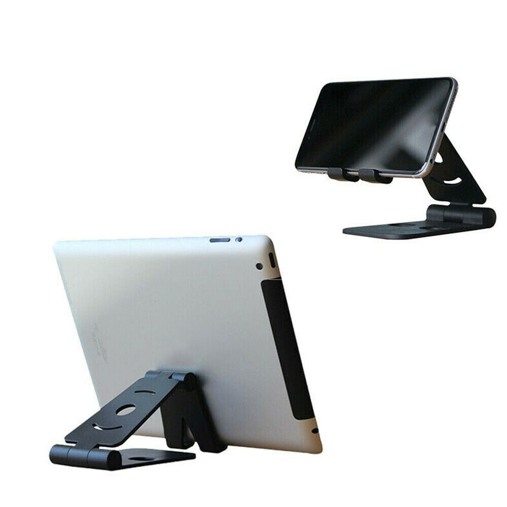 Universal Cell Phone Tablet Desk Stand Holder Mount Cradle Adjustable Foldable