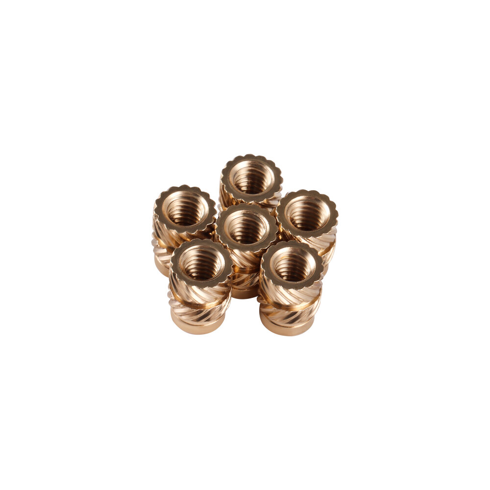 M2/M3/M4/M5 Thread Knurled Brass Threaded Heat Set Heat Resistant Insert