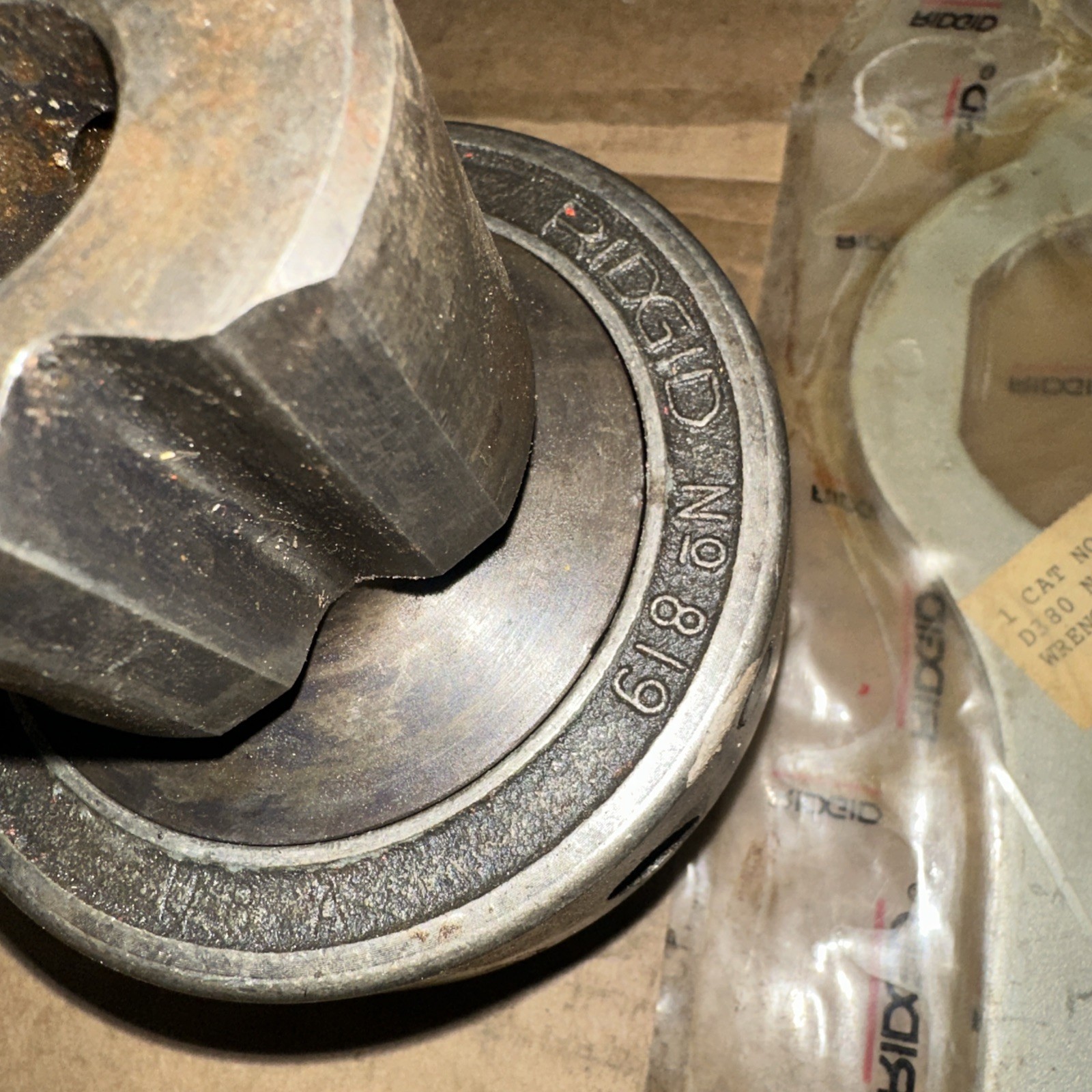 Ridgid 819 Nipple Chuck 51025 With Wrench No 9A. 51020