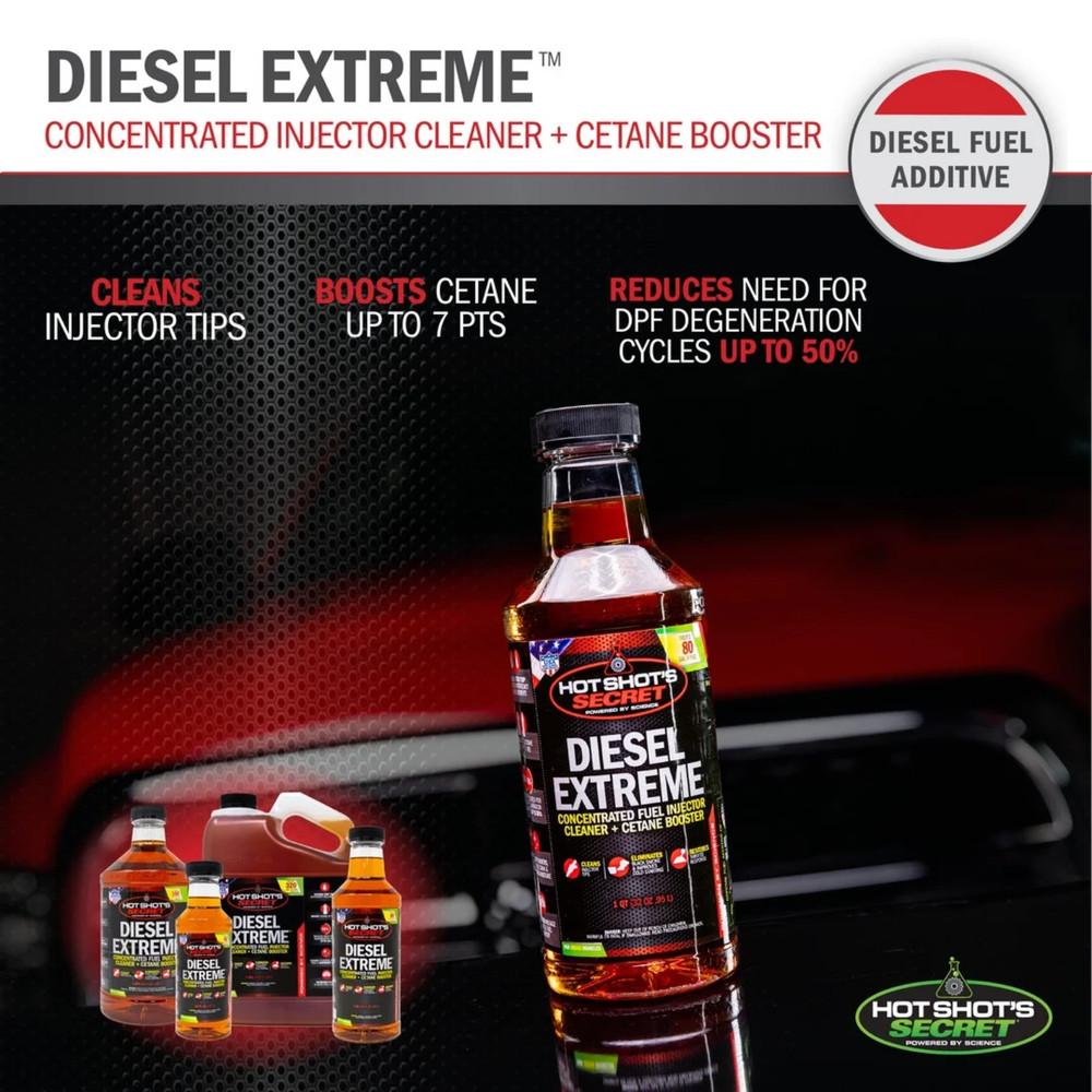 2 Pack 32oz Diesel Fuel Additive Engine Cleaner Performance Boost