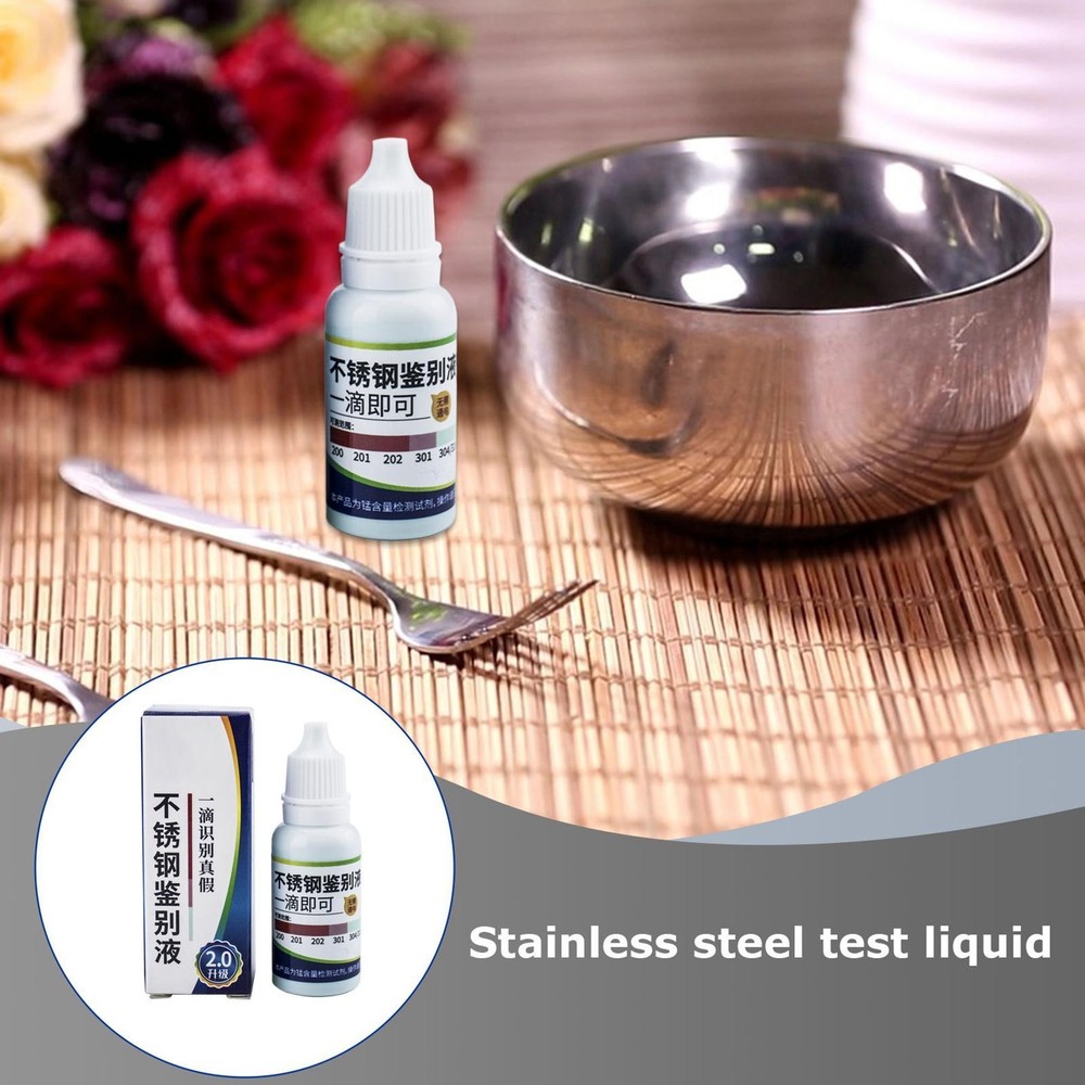15ml Stainless Steel Test Liquid