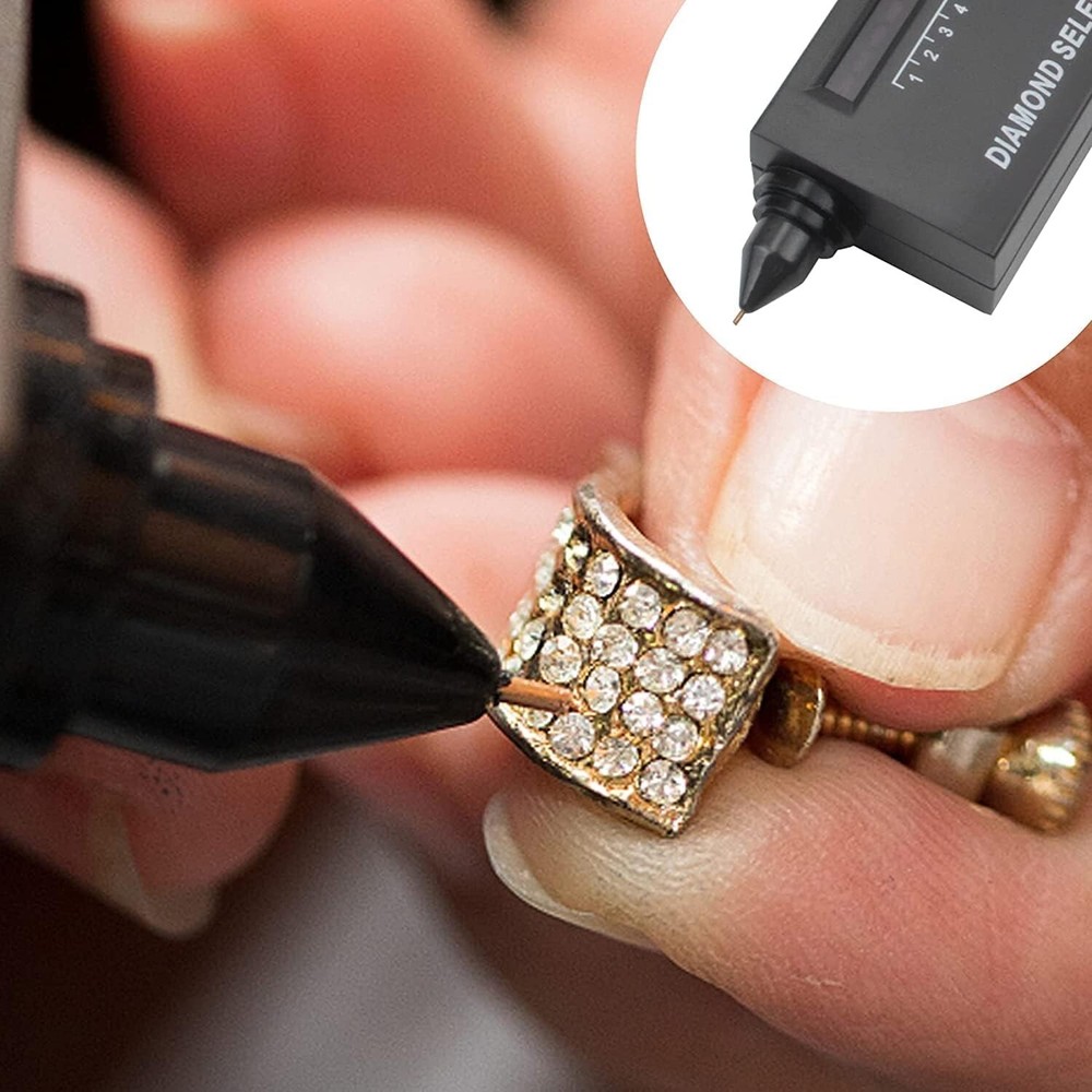 Diamond Selector V2 Portable Diamond Tester with Case & Gemstone Platform