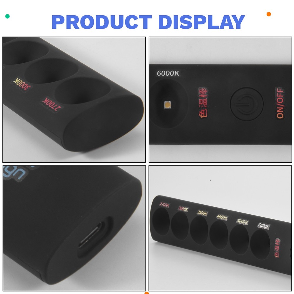 6 Modes Color Temperature Lamp Lighting Motion Sensor Light Tester Tool A H6E8