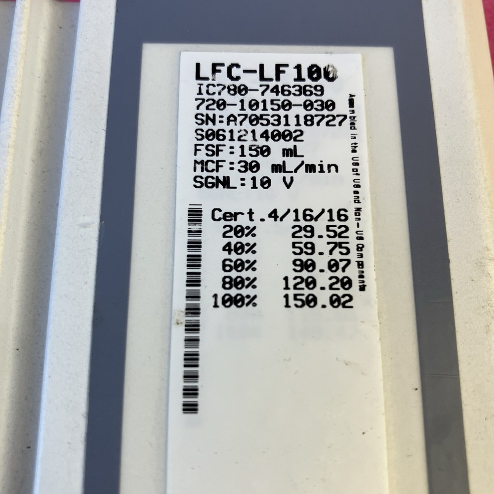 Celerity Malema LFC-LF100 Liquid Flow Controller 30-150 mL/min Dosing Pump