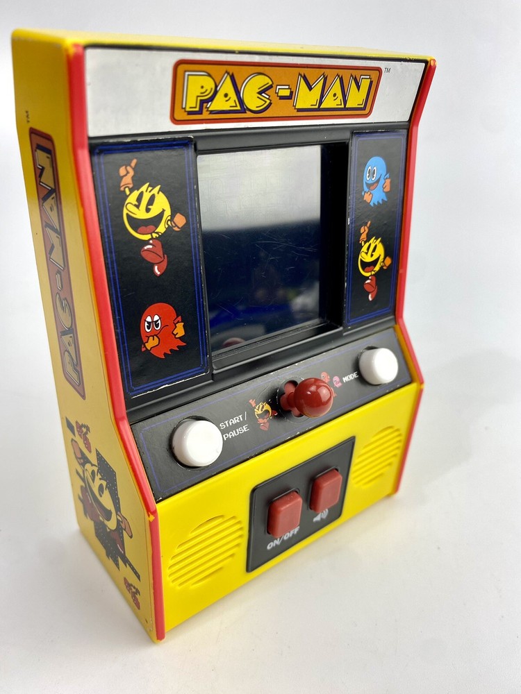 Pac-Man Mini Arcade Retro Game Bandai Namco Pacman Game Basic Fun TESTED & Works