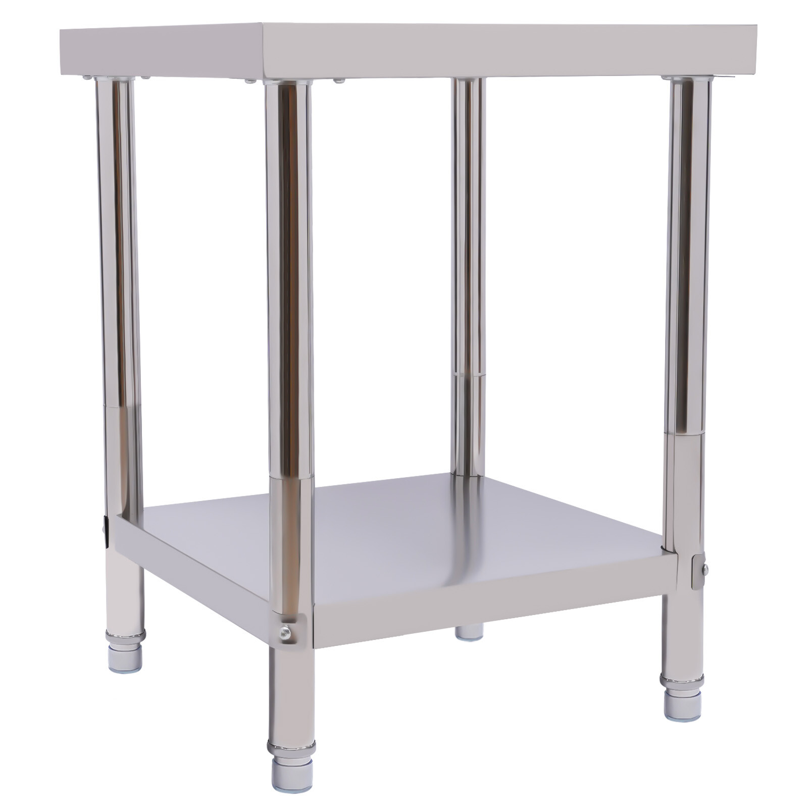 Work Table w/Undershelf Stainless Kitchen Worktop 60*45*80cm Food Prep Table