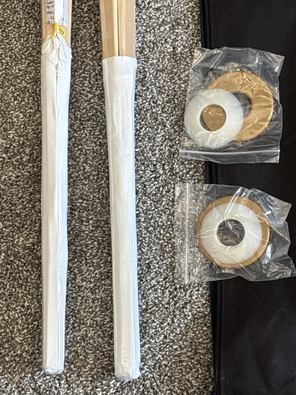 Kendo Bamboo Practice Sticks (Set Of 2) Japanese Samurai Training Shinai, Sz 39