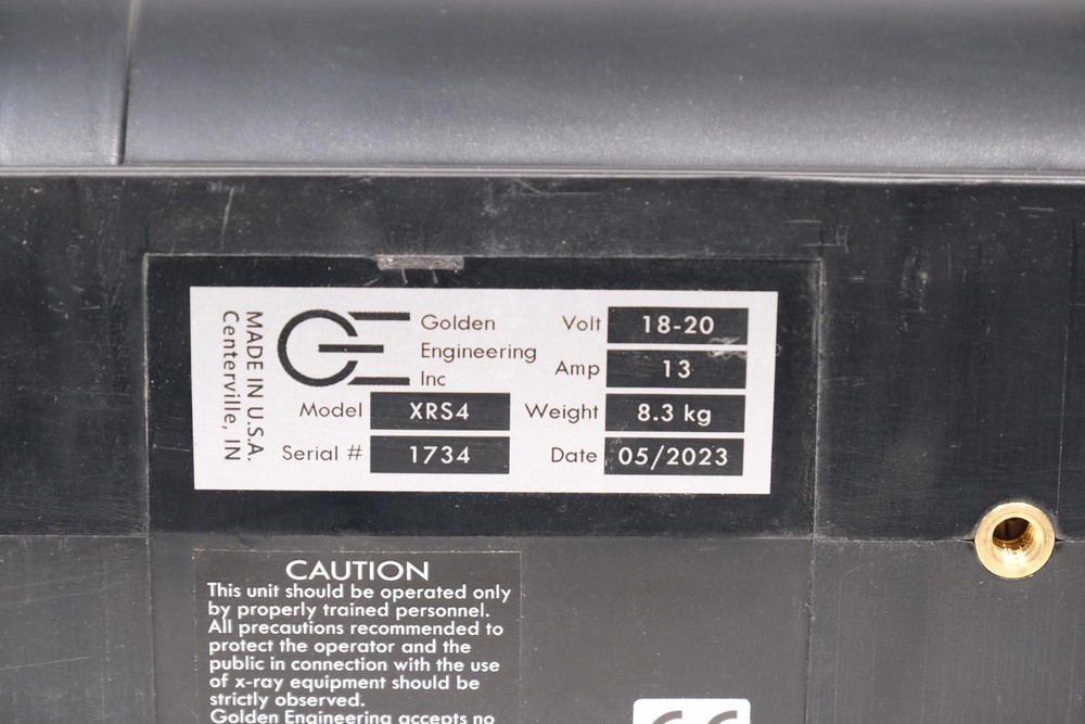 Golden Engineering XRS4 Portable Imaging Generator Source