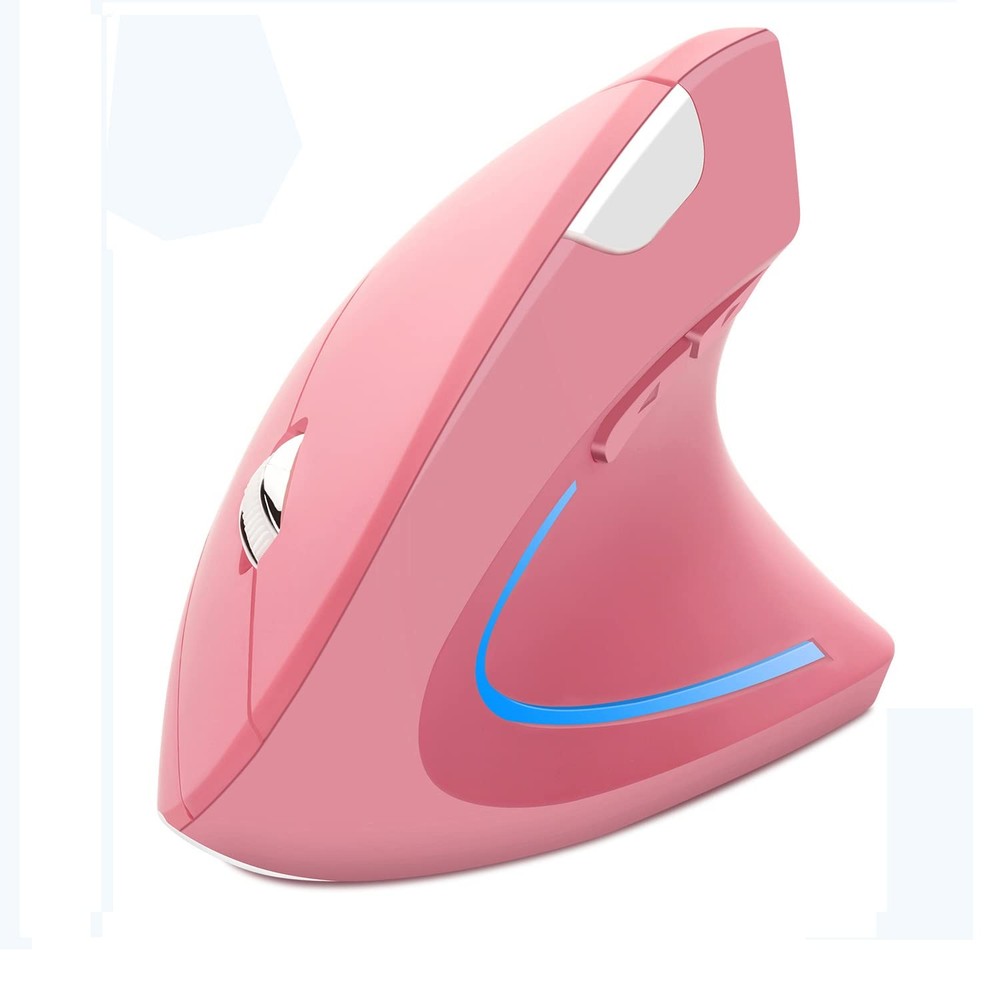 Wireless Ergonomic Vertical Mouse LED Optical Cordless with Side Buttons DPI