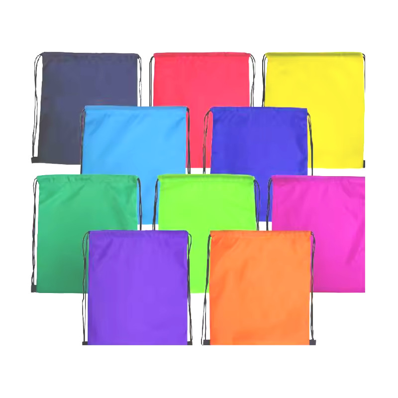 Large Drawstring Bag Cinch Sack String Backpack Laundry Gym Tote School