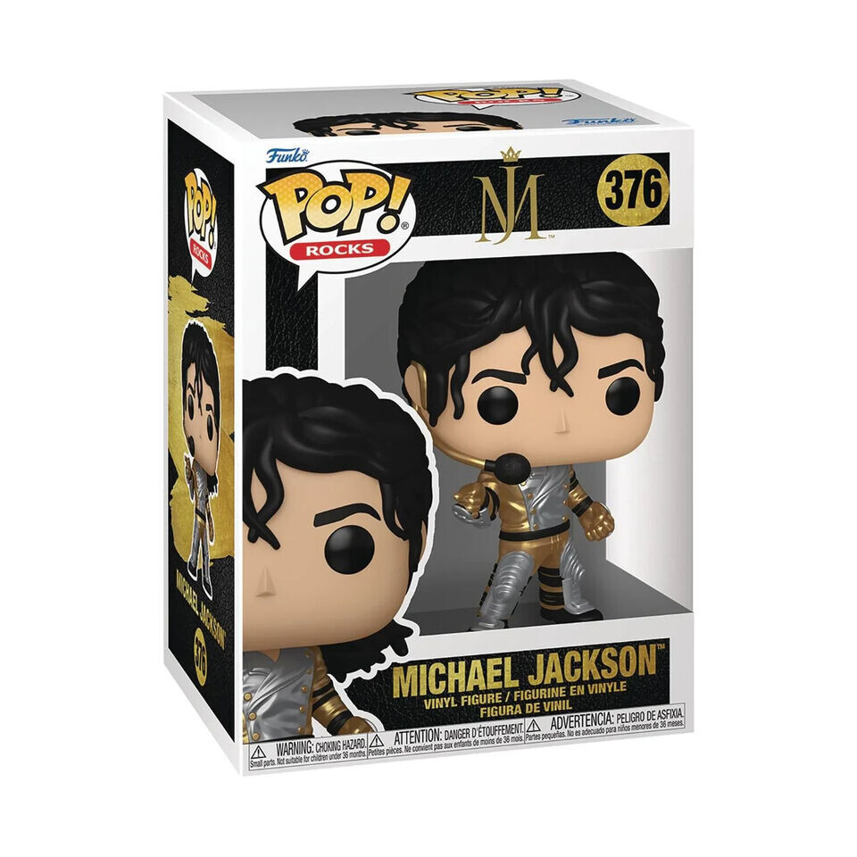 MICHAEL JACKSON #376 ARMOR FUNKO POP ROCKS VINYL FIGURE CHRISTMAS MAN CAVE GIFT