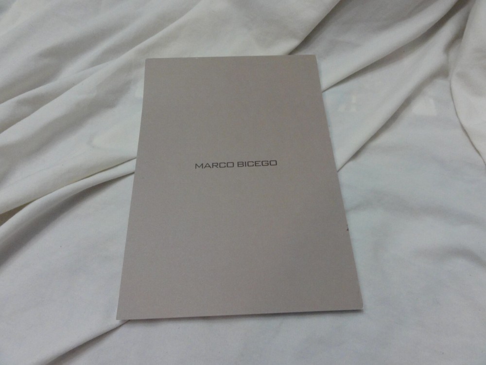 Marco BicegoJewelry Co. Promotional Notebook / Note Pad