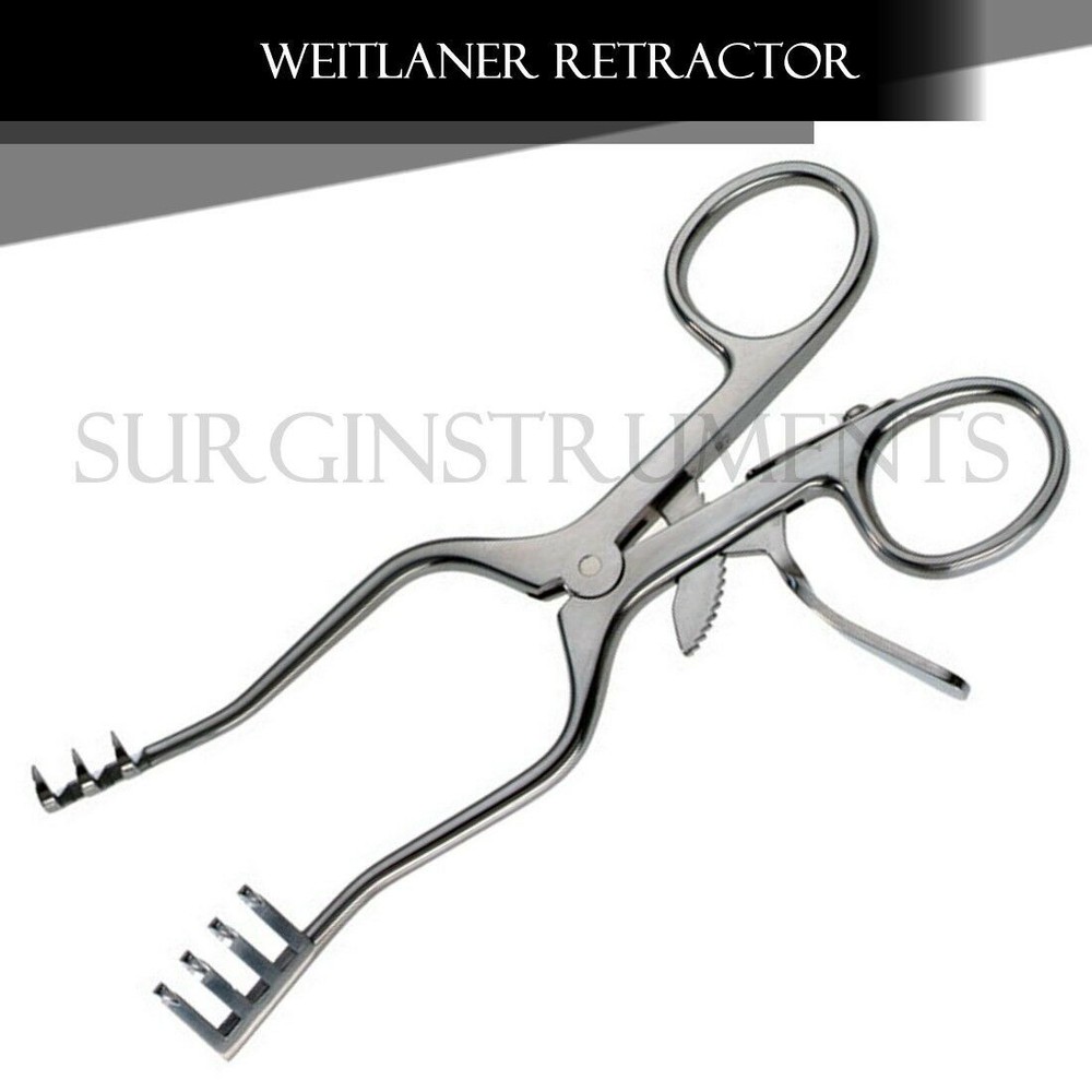 Weitlaner Retractor 5.5" Sharp 3x4 Surgical Veterinary Instruments German Grade