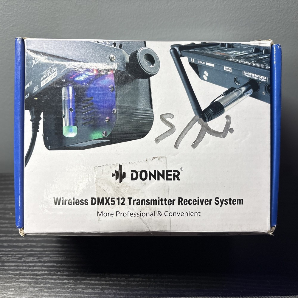 Donner Wireless DMX512 Transmitter Receiver System