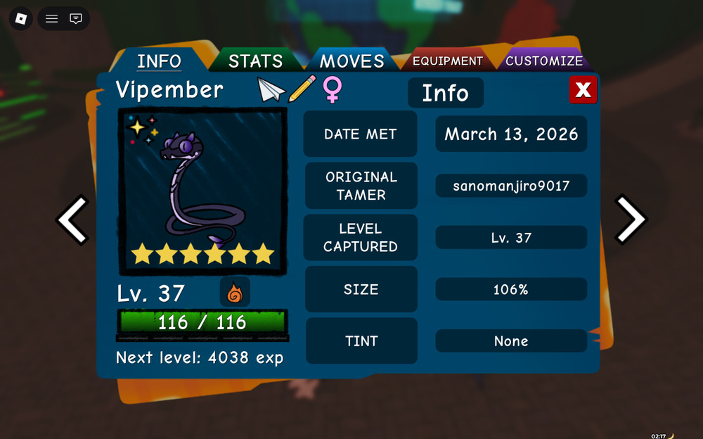 UHT6 Vipember (Doodle World Roblox)