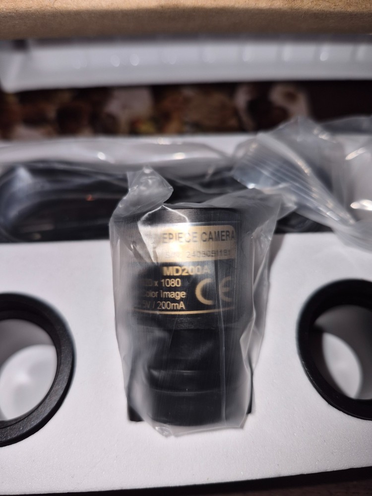 New AMSCOPE MD200A 40X Magn USB MICROSCOPE EYEPIECE CAMERA &Software Instruction